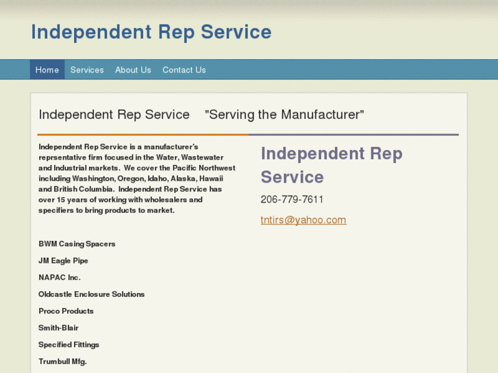 www.independentrepservice.com