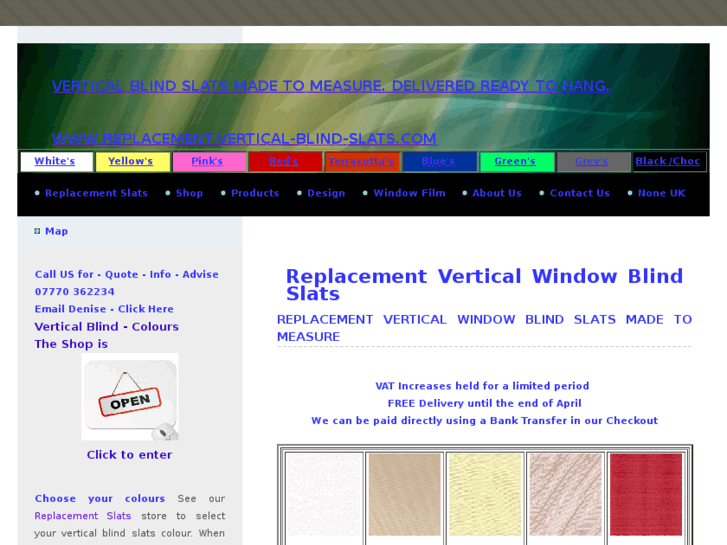 www.replacement-vertical-blind-slats.com