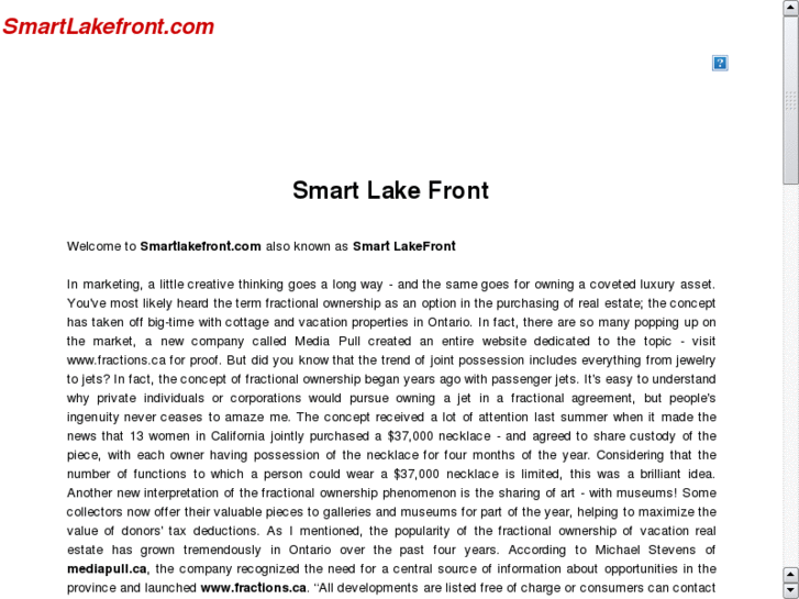 www.smartlakefront.com