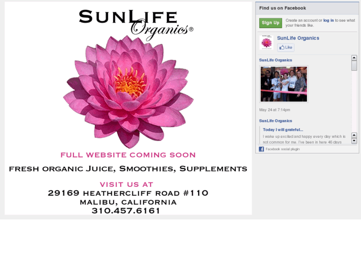 www.sunlifeorganicsmalibu.com