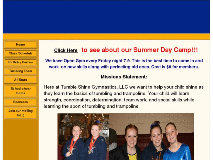 www.tumbleshinegymnastics.com