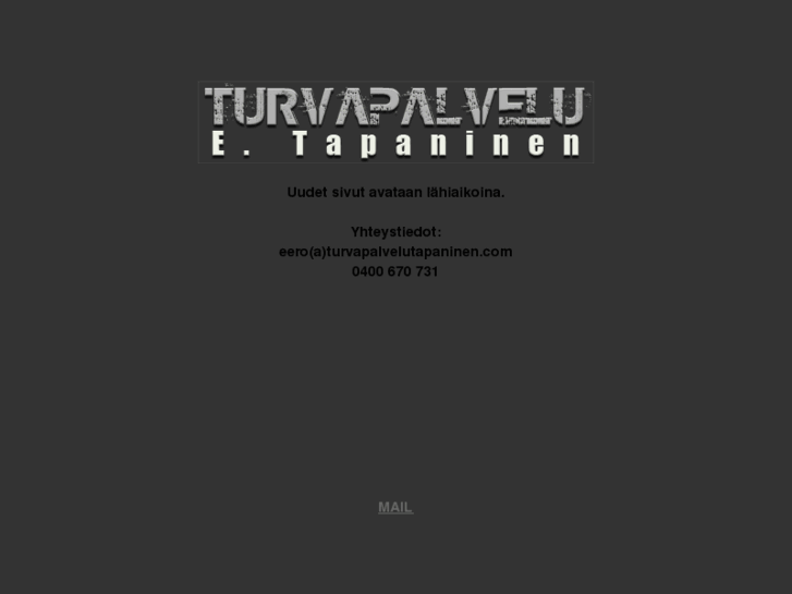 www.turvapalvelutapaninen.com