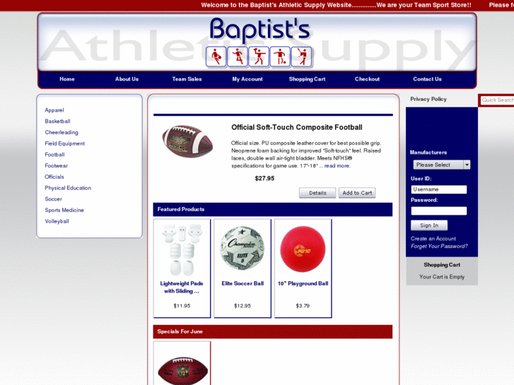 www.baptistsathletics.com