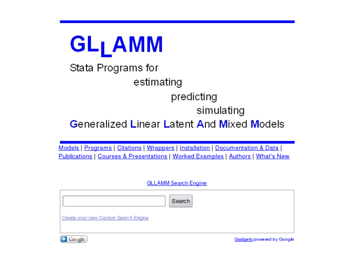 www.gllamm.org