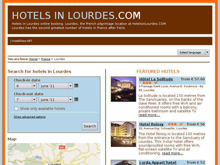 www.hotelsinlourdes.com