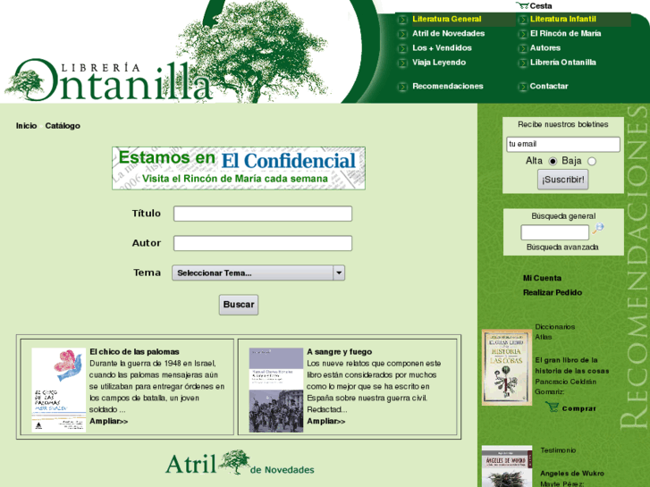 www.libreriaontanilla.com