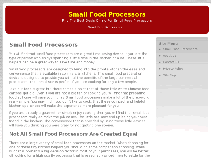 www.smallfoodprocessors.net