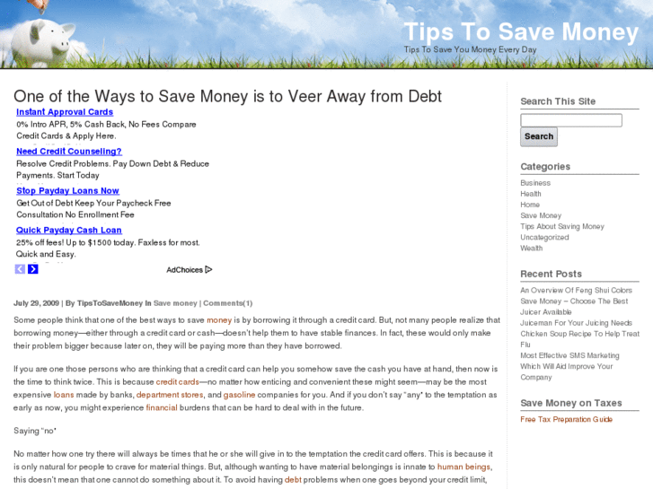 www.tipstosavemoney.org