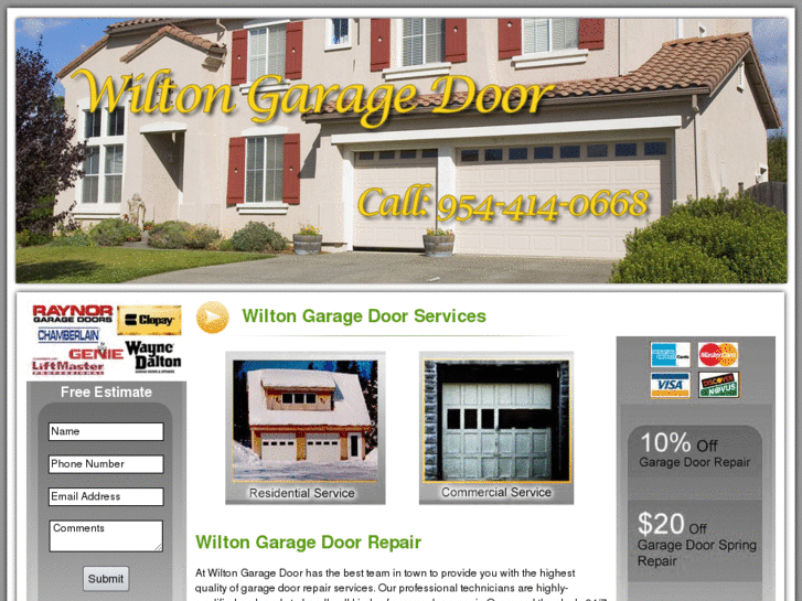 www.wiltonmanorsgaragedoor.com