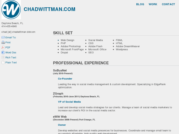 www.chadwittman.com