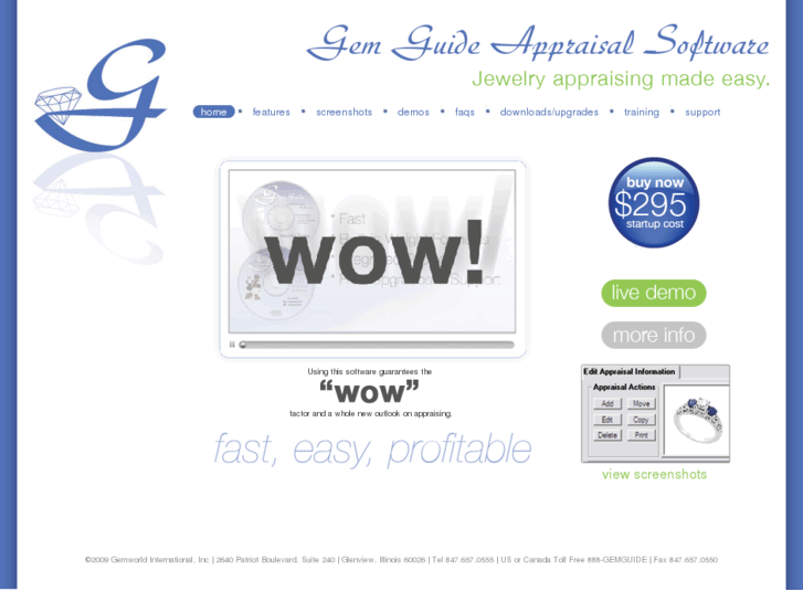 www.gemguideappraisalsoftware.com