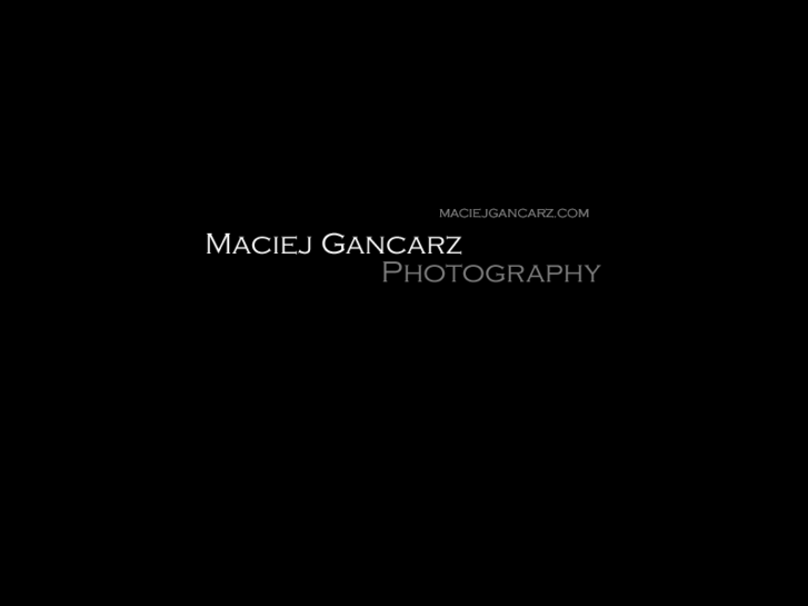 www.maciejgancarz.com