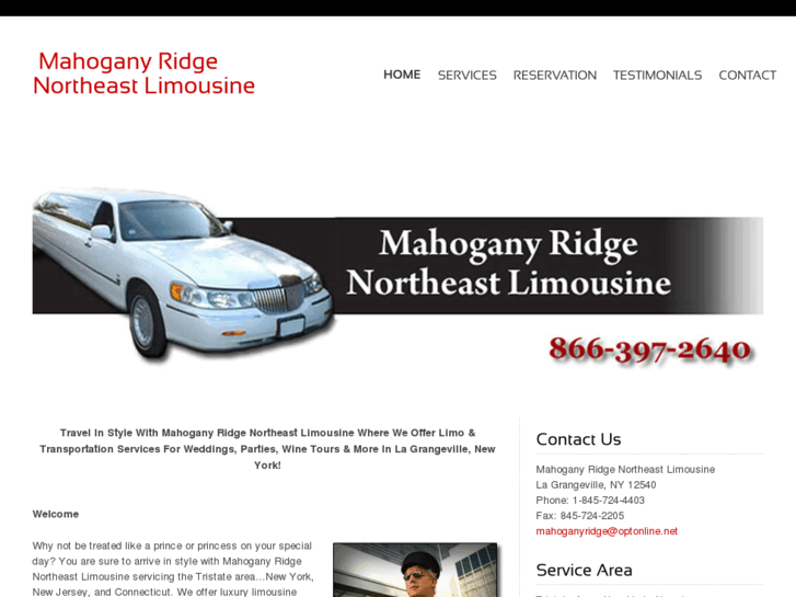 www.mahoganyridgelimo.com