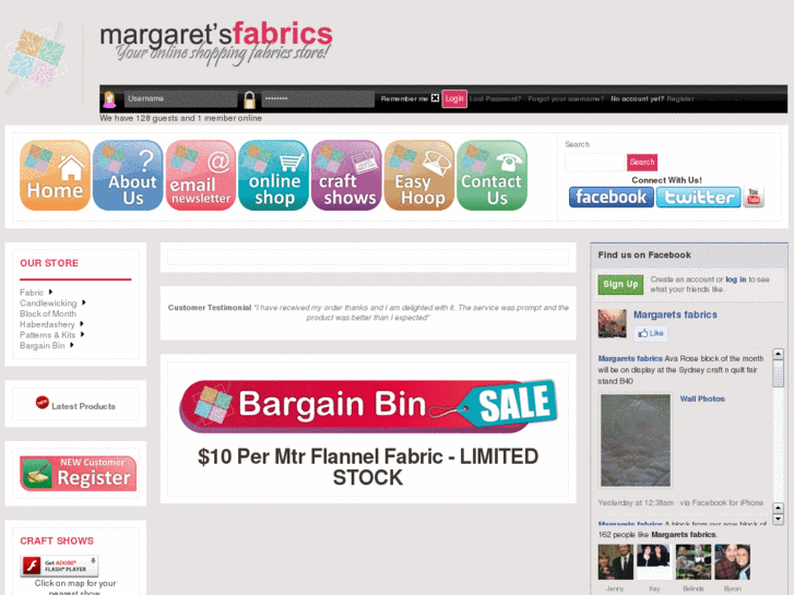 www.margaretsfabrics.com