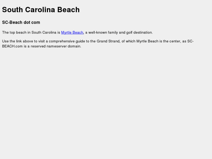 www.sc-beach.com