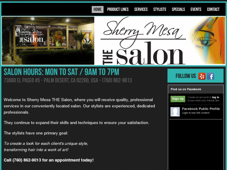 www.sherrymesathesalon.biz