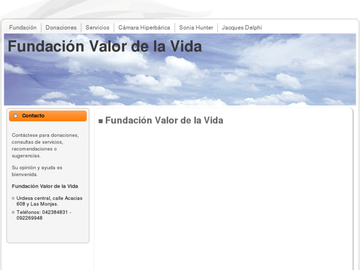 www.valordelavida.org