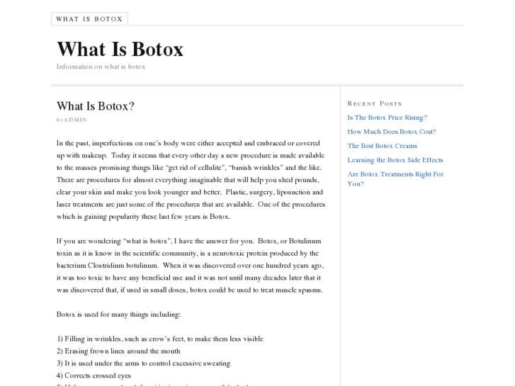 www.whatisbotox.net