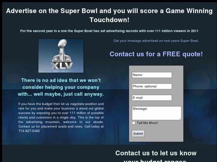 www.advertiseonthesuperbowl.com