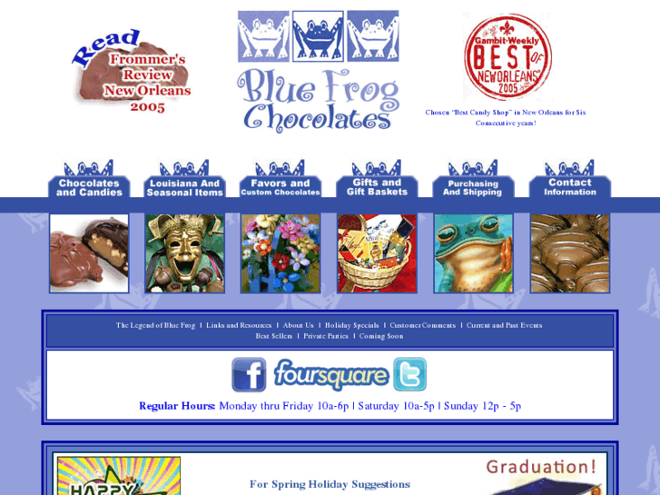 www.bluefrogchocolates.com