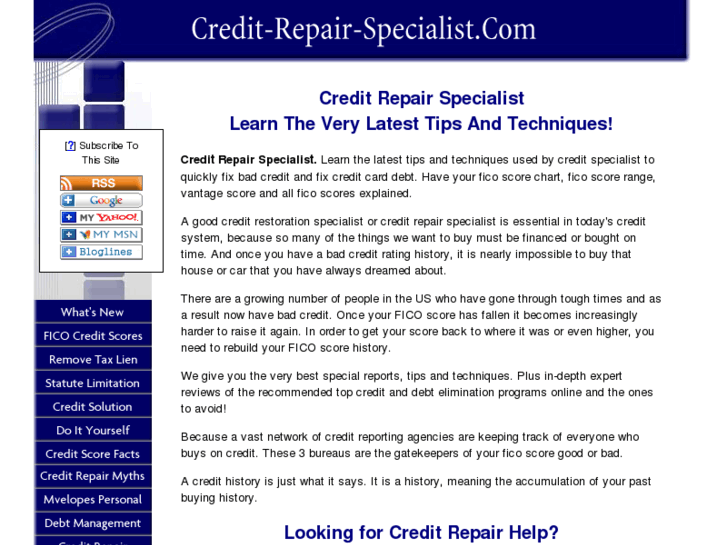 www.credit-repair-specialist.com