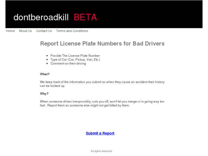 www.dontberoadkill.com