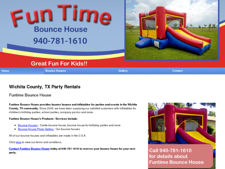 www.funtimebouncehousewf.com