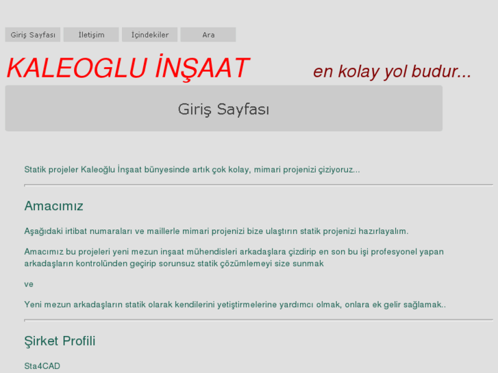 www.kaleogluinsaat.com