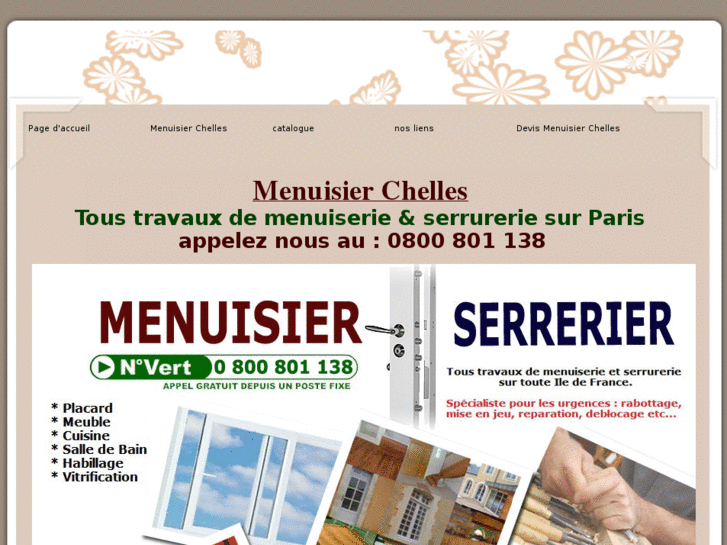 www.menuisierchelles.net