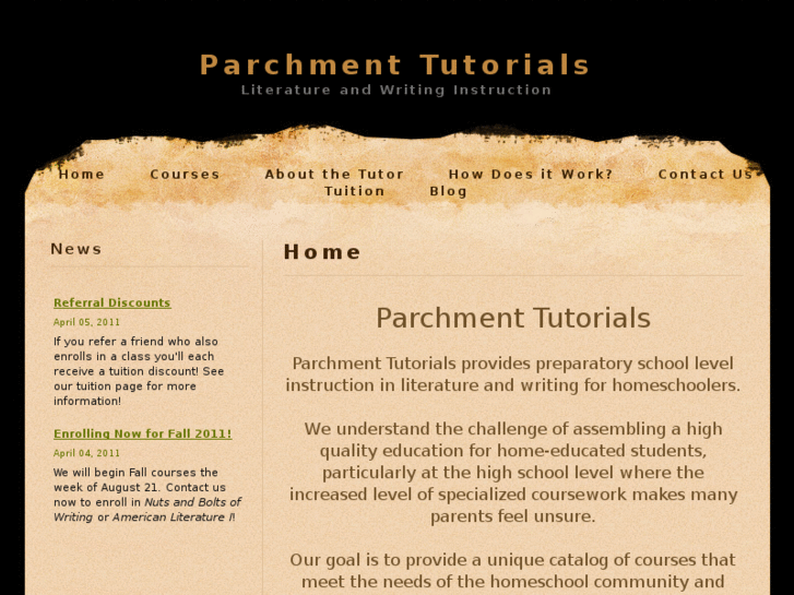 www.parchmenttutorials.com