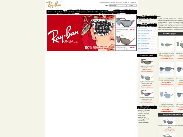 www.raybanocchiali.com