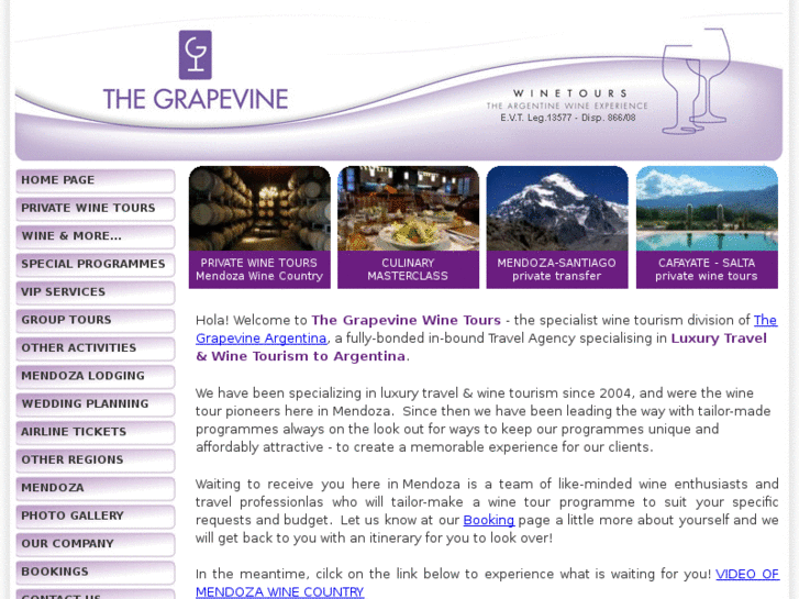 www.thegrapevine-winetours.com