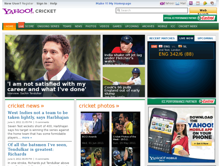 www.yahoocricket.com