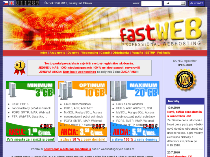 www.fastweb.sk