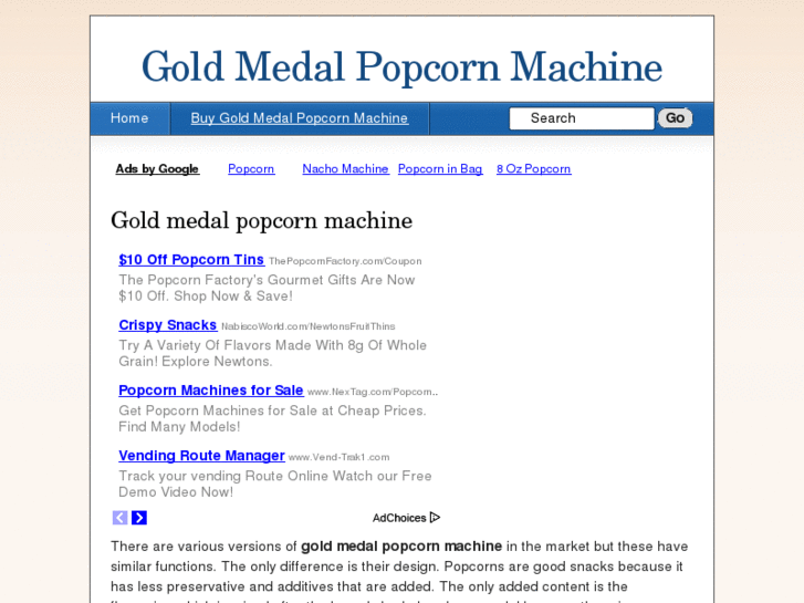 www.goldmedalpopcornmachine.net