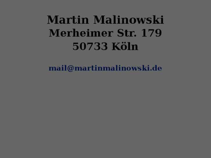 www.martinmalinowski.de