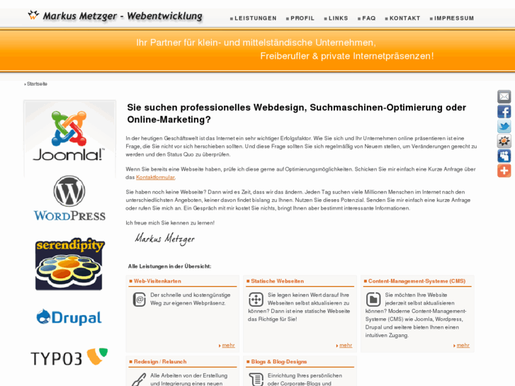 www.metzger-webentwicklung.com