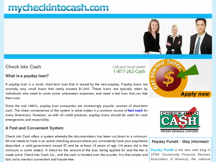 www.mycheckintocash.com