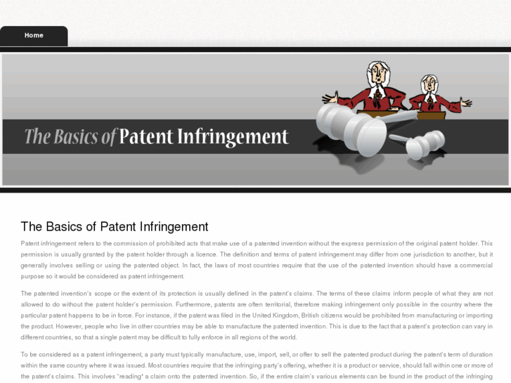 www.patentinfringementbasics.com