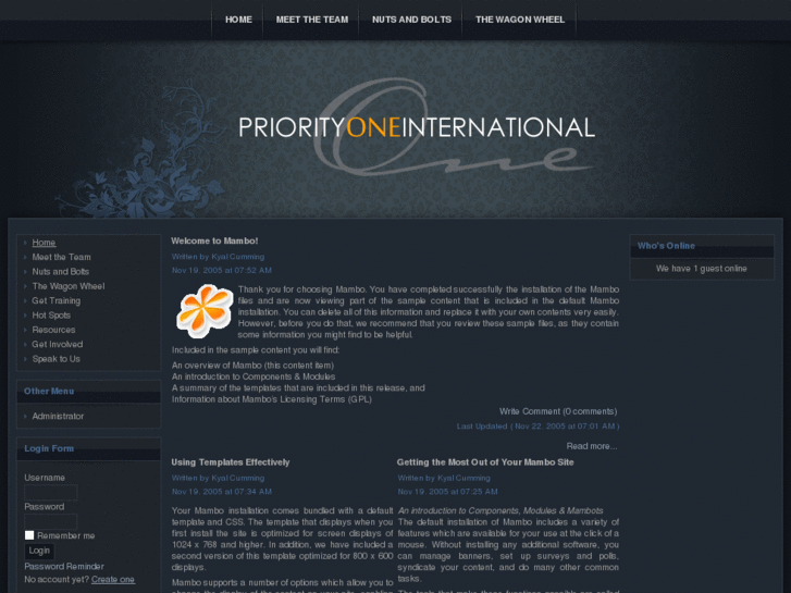 www.priorityoneinternational.org