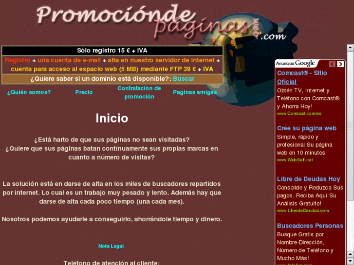 www.promociondepaginasweb.com