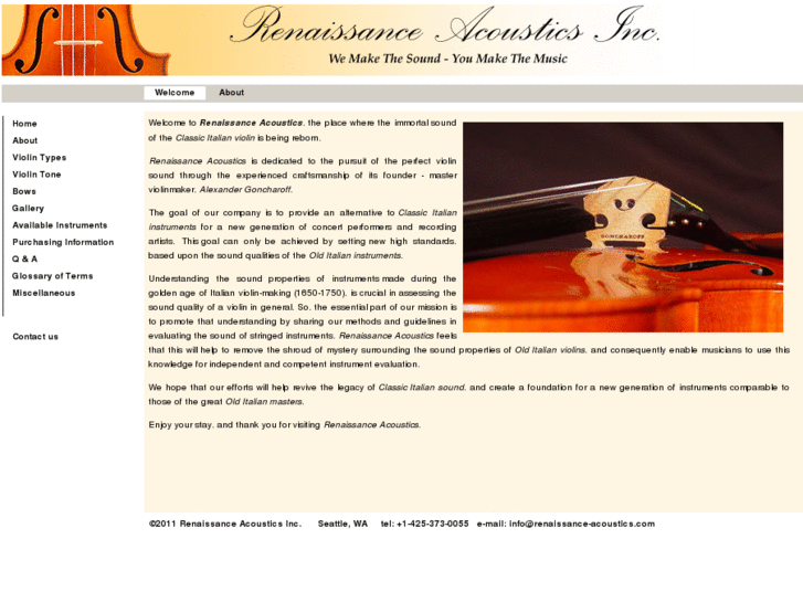 www.renaissance-acoustics.com