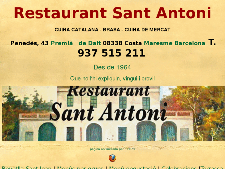 www.restaurant-santantoni.com