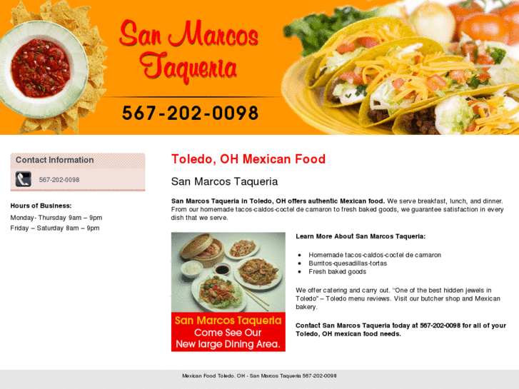 www.sanmarcostaqueria.com