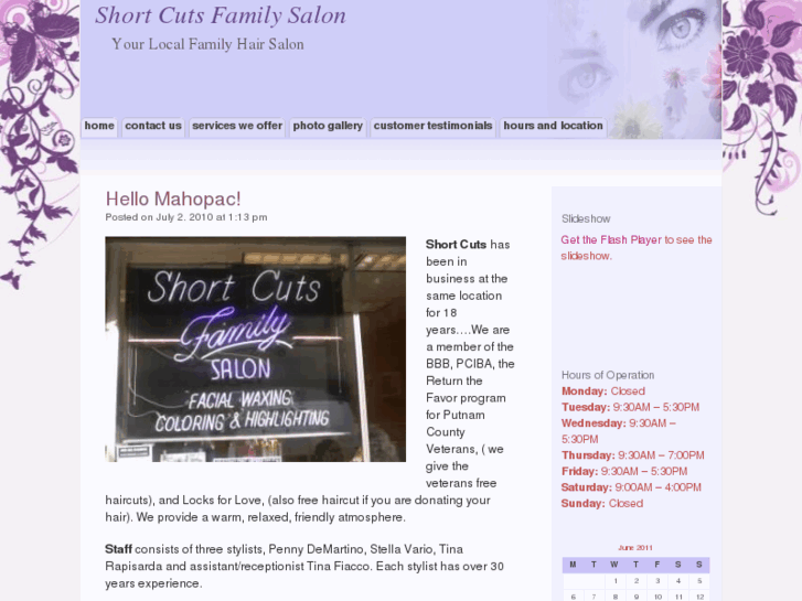 www.shortcutsfamilysalon.com