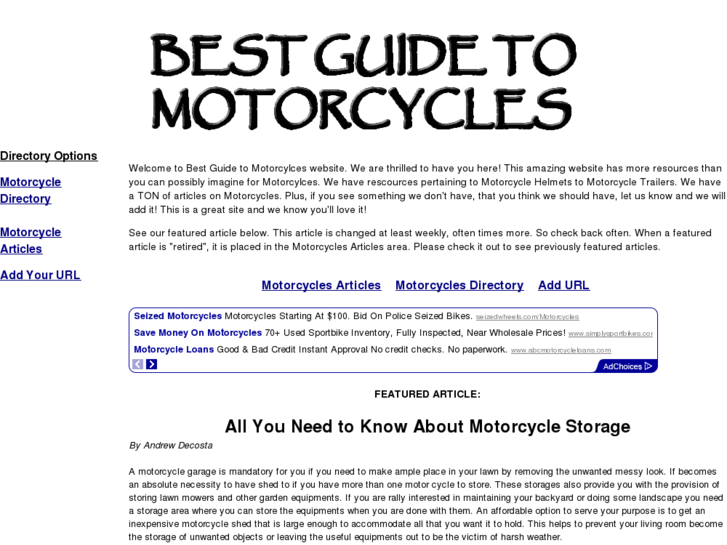 www.bestguidetomotorcycles.com