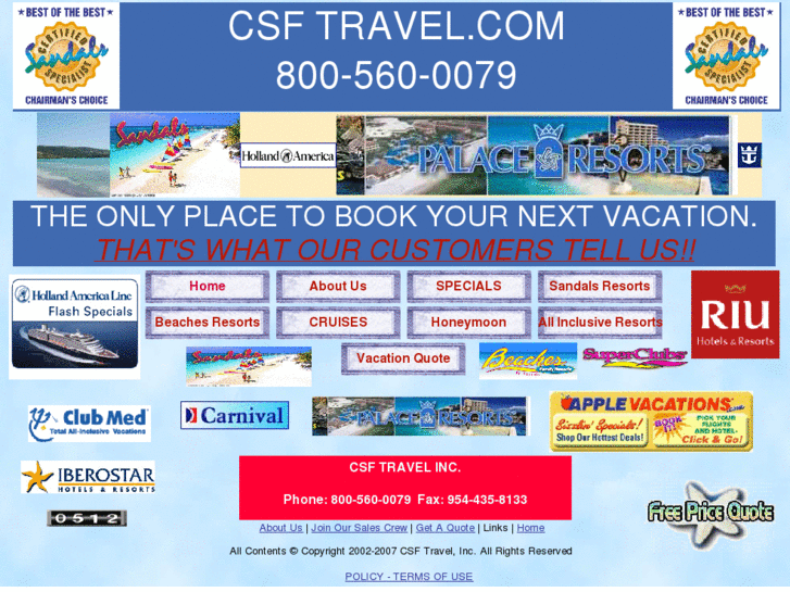 www.csftravel.com