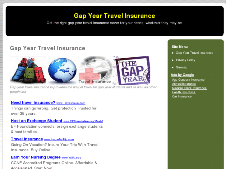 www.gapyeartravelinsurance.org