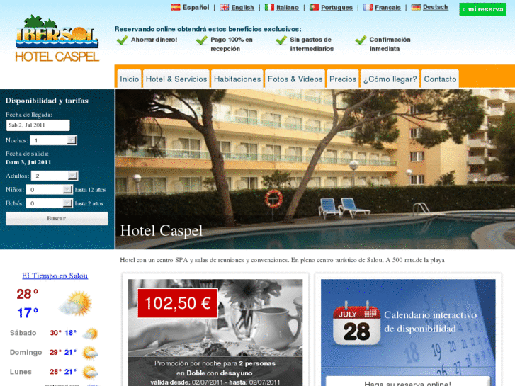 www.hotelcaspelsalou.com