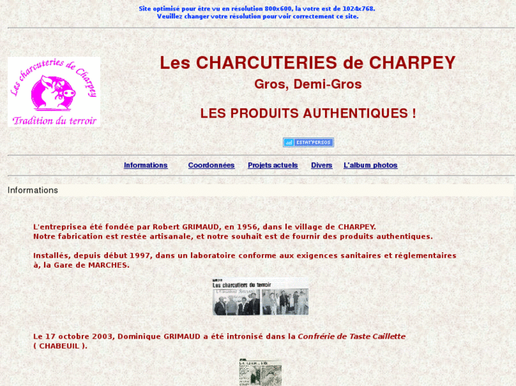 www.lescharcuteriesdecharpey.com